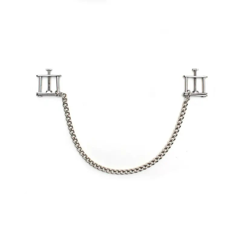 Adjustable Nipple Clamps with Chain for a Bold Experience