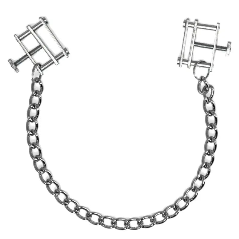 Adjustable Nipple Clamps with Chain for a Bold Experience