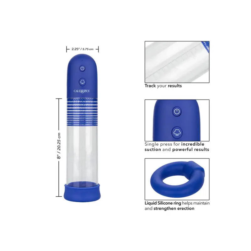 Admiral Rechargeable Pump Kit with Liquid Silicone Enhancer for Performance
