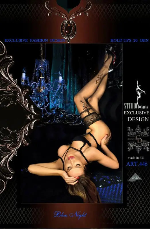Ballerina 446 Hold Ups Black for Luxurious Elegance and Comfort