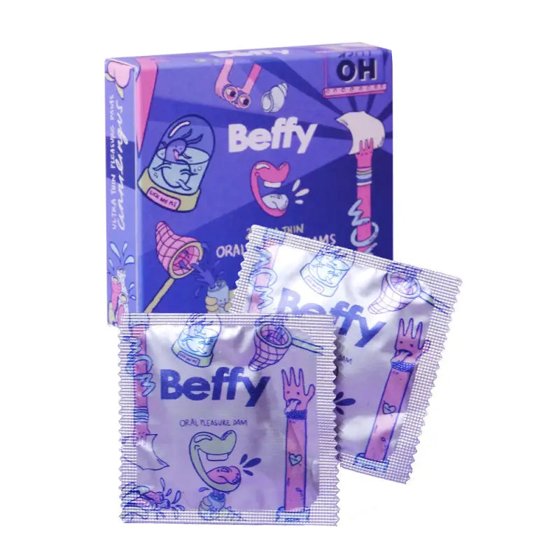 Beffy Ultra Thin Oral Pleasure Dams for Safe Oral Sex 2 Pieces