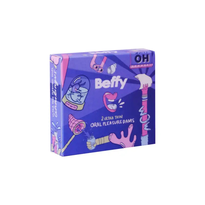 Beffy Ultra Thin Oral Pleasure Dams for Safe Oral Sex 2 Pieces