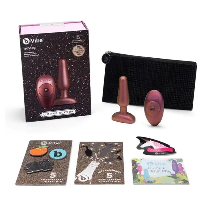 bvibe Limited Edition Vibrating Buttplug from Anniversary Collection