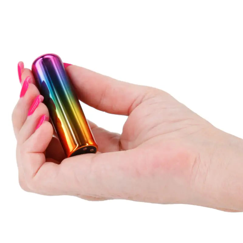 Chroma Rainbow Rechargeable Mini Bullet for Vibrant Pleasures