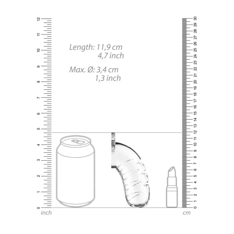 Clear Urethral Sound and Bondage Cock Rings for Enhanced Pleasure