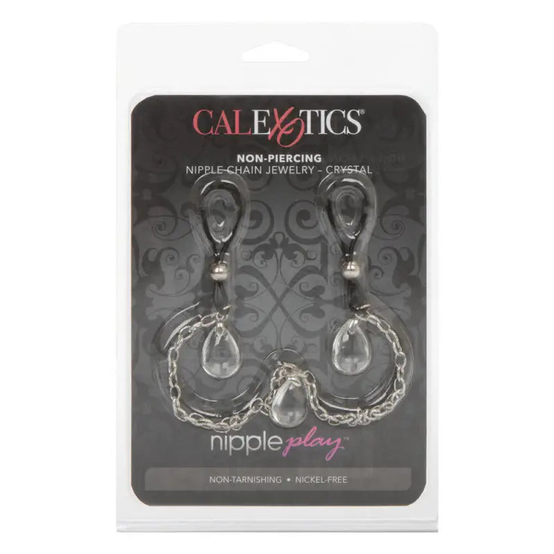 Crystal Nipple Chain Jewellery for Non-Pierced Nipple Play