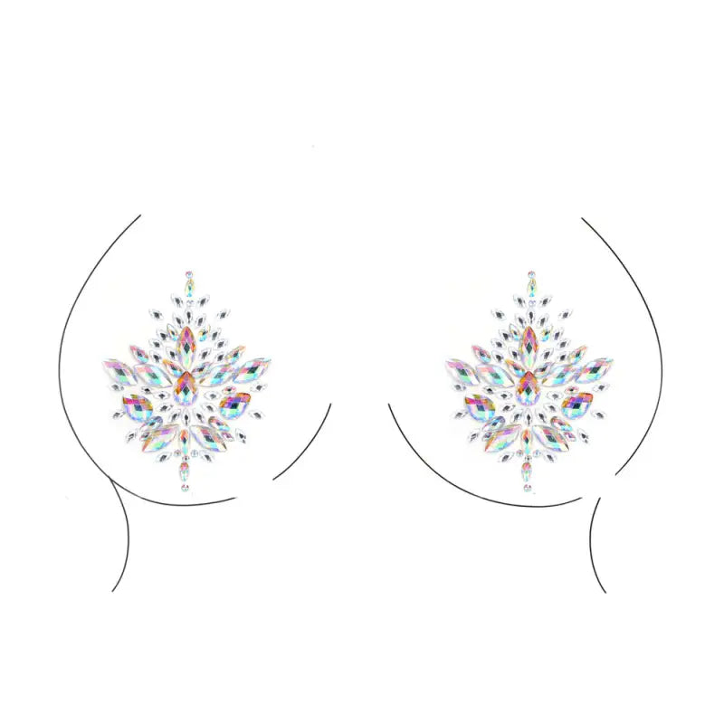 Dazzling Nipple Bling Stickers for Glamorous Body Accents