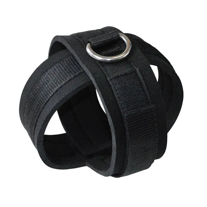 Deluxe Neoprene Cross Cuffs for Enhanced Bondage Experience