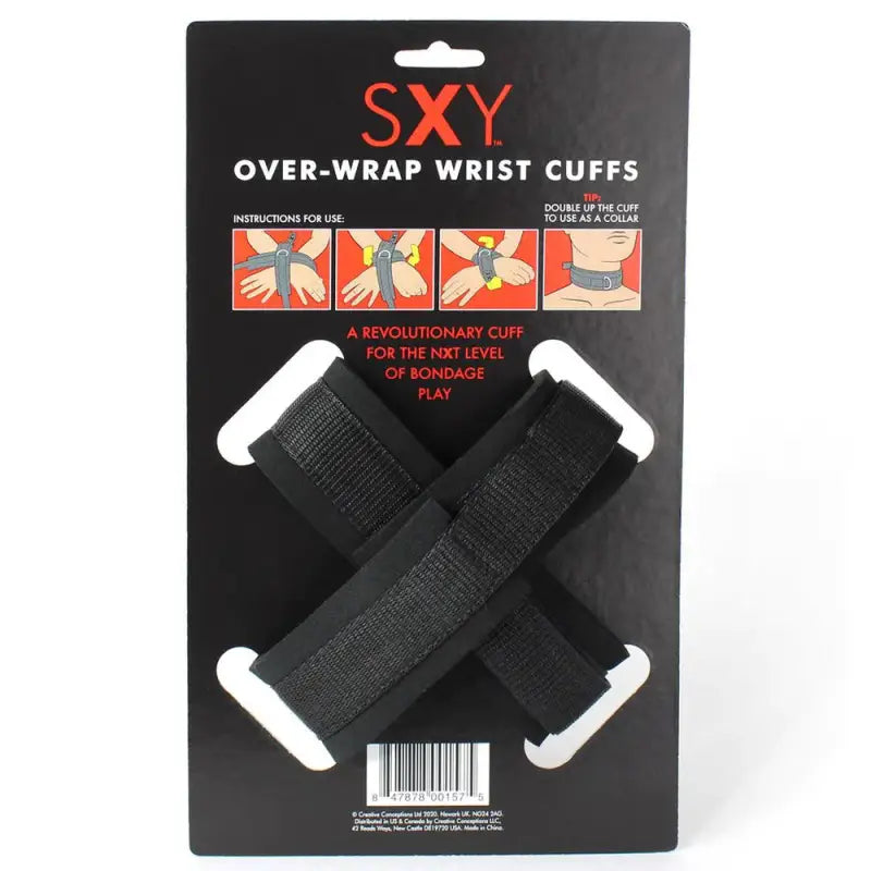 Deluxe Neoprene Cross Cuffs for Enhanced Bondage Experience