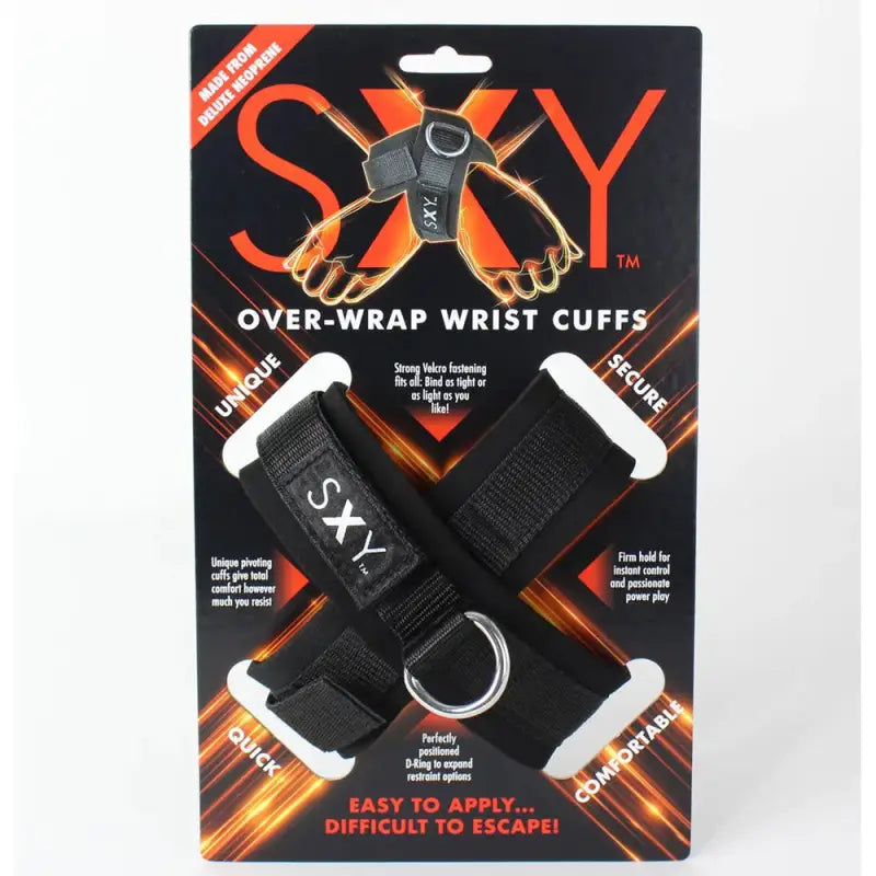 Deluxe Neoprene Cross Cuffs for Enhanced Bondage Experience