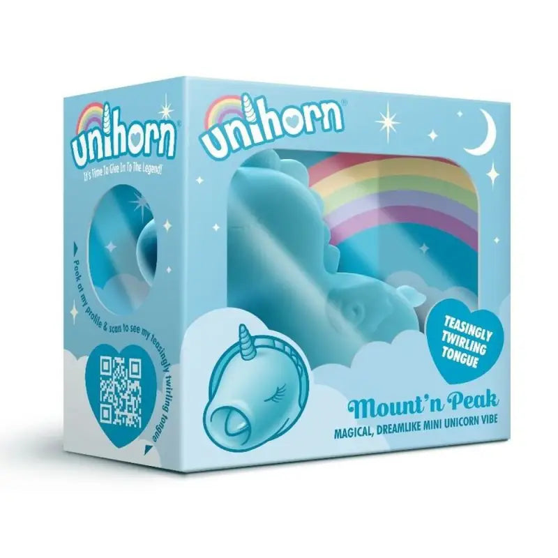 Discover Exquisite Pleasure with Unihorn Mountn Peak Twirling Tongue Unicorn