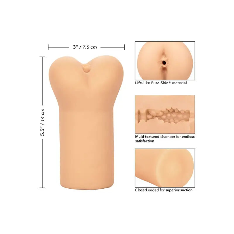 Discover Sensation with the Boundless Anus Masturbator Flesh Pink