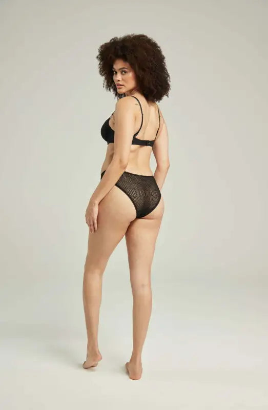 Discover Sheer Deco High Leg Brief for an Everyday Silhouette
