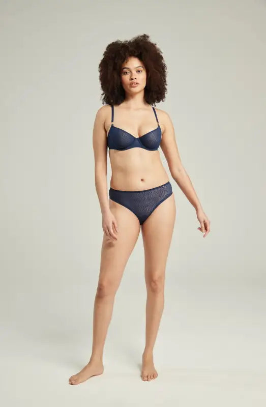 Discover Sheer Deco High Leg Brief for an Everyday Silhouette