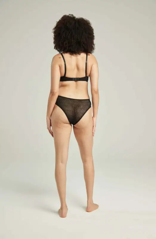 Discover Sheer Deco High Leg Brief for an Everyday Silhouette