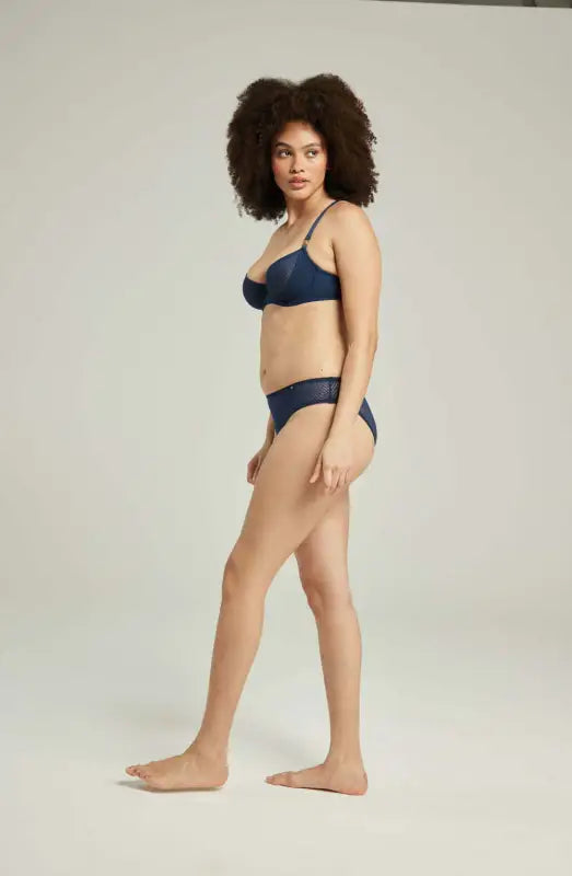Discover Sheer Deco High Leg Brief for an Everyday Silhouette