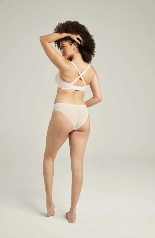 Discover Sheer Deco High Leg Brief for an Everyday Silhouette