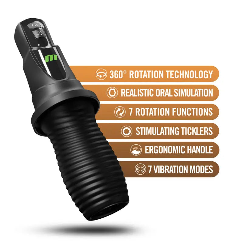 Discover the 3rd Base Vibrating Rotating Masturbator for Intense Pleasure
