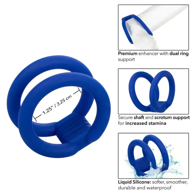 Discover the Admiral Dual Cock Cage with Liquid Silicone Enhancer