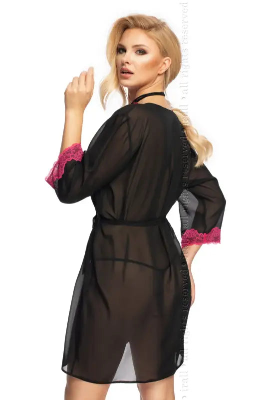 Discover the Allure of Irall Erotic Flavia Dressing Gown in Chiffon