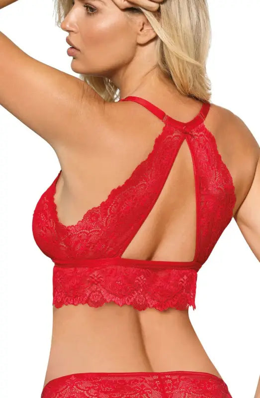 Discover the Allure of the Roza Zuza Red Half Corset