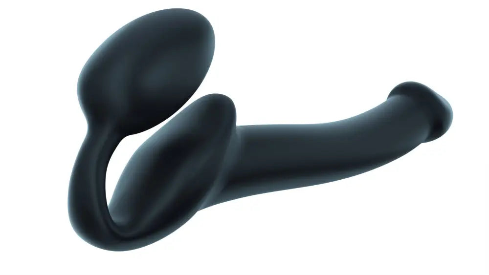 Strap On Me - Semi-Realistic Bendable Strap-On Black - S