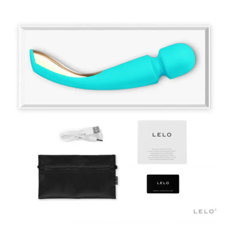 Discover the Lelo Smart Wand Large Aqua for Luxurious Full-Body Pleasure