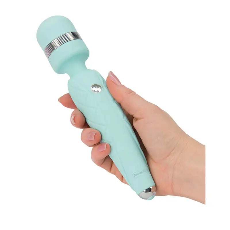 Discover the Pillow Talk Cheeky Wand Massager with Incremental Speed Control