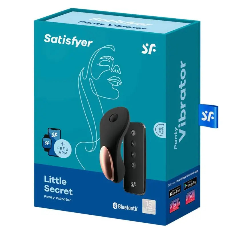 Satisfyer Little Secret Panty Vibrator - Black