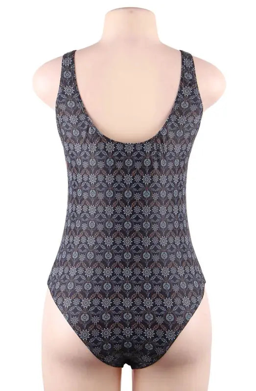 Discover the YesX YX961 One Piece Swimsuit Navy with Stunning Print Design