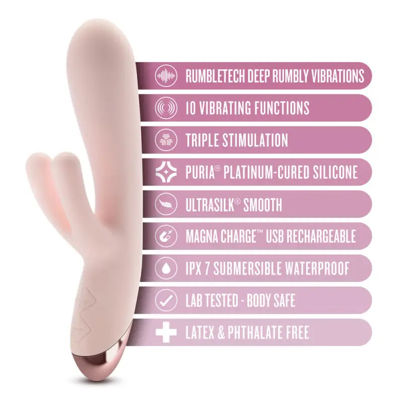 Discover Ultimate Pleasure with Blush Elora Pink Triple Stimulation Vibe
