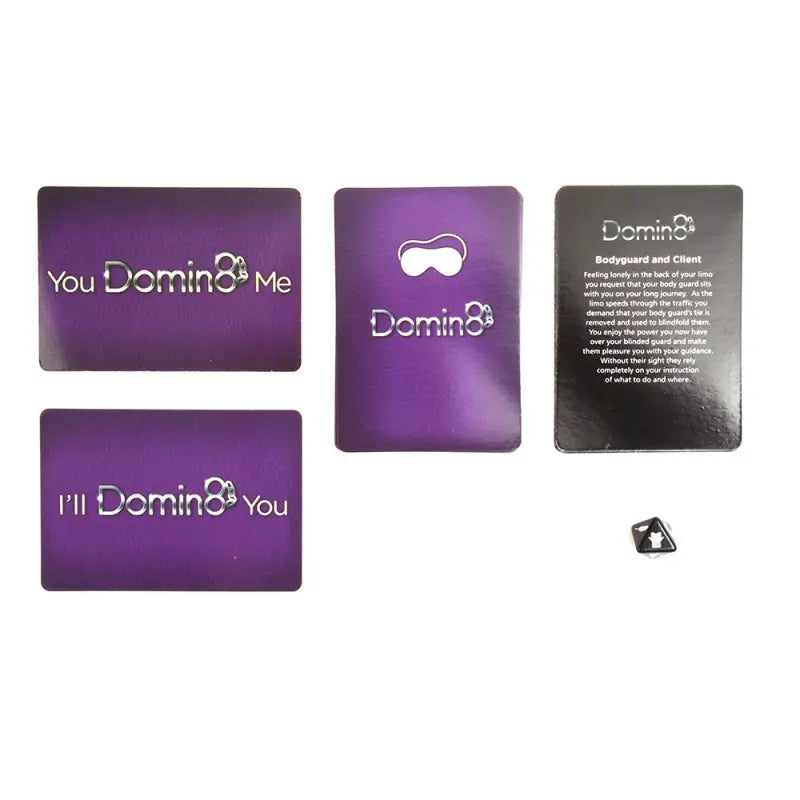 Domin8 Quickie Card Game Featuring 24 Unique Domin8 Scenarios
