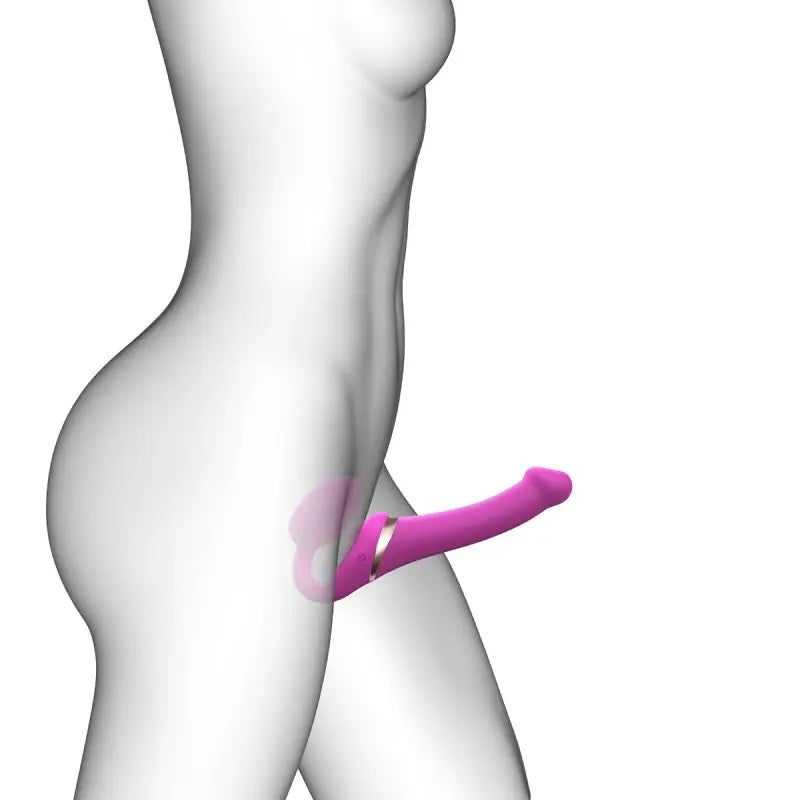 Strap On Me - Multi Orgasm Bendable Strap-On - L - Fuchsia