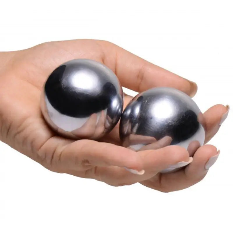 Elevate Pleasure with Master Series Titanica Extreme Steel Orgasm Balls