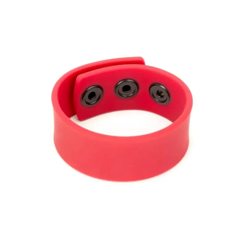 Elevate Pleasure with Prowler Red Silicone Adjustable Cock Strap