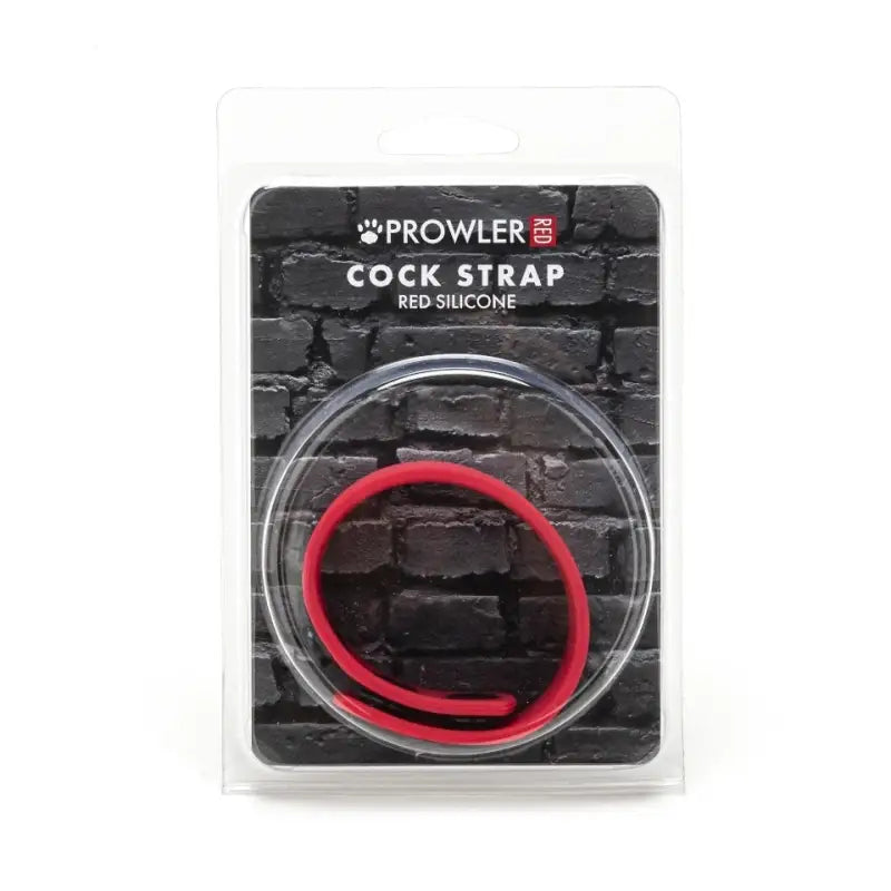 Elevate Pleasure with Prowler Red Silicone Adjustable Cock Strap