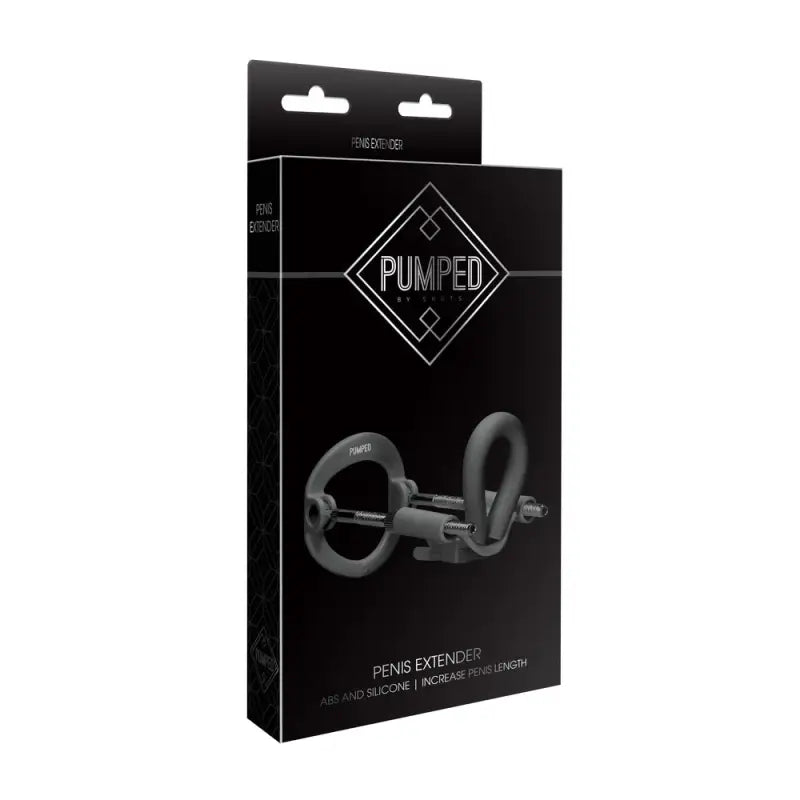 Elevate Pleasure with the Pumped Penis Extender Black