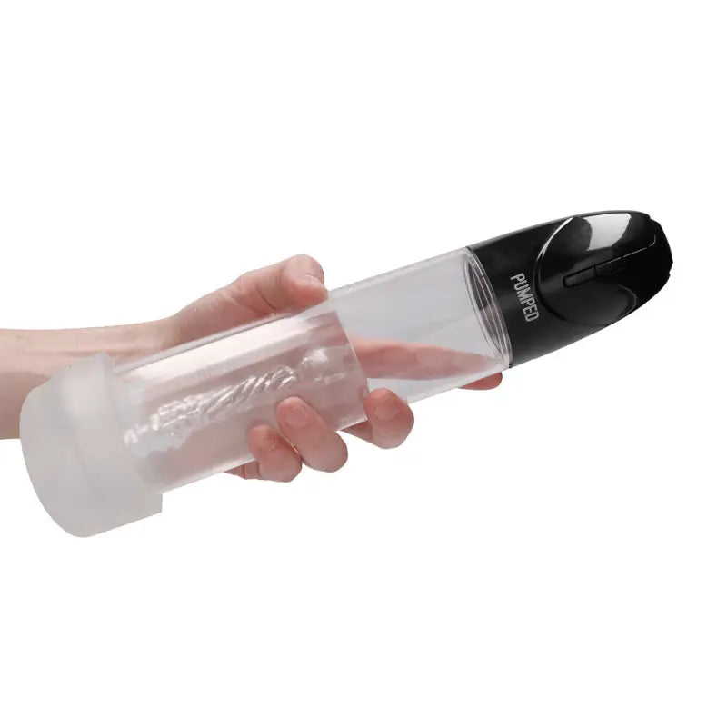 Elevate Pleasure with the Rechargeable Smart Cyber Pump and Sleeve