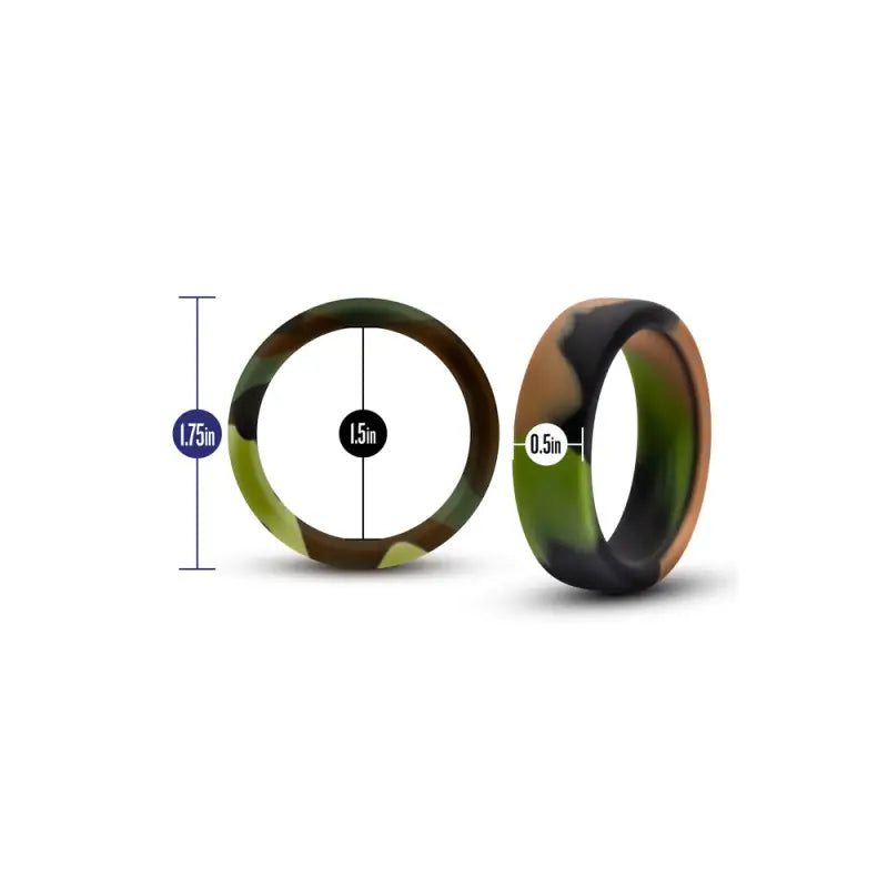 Elevate Your Game with the Performance Green Camo Cock Ring