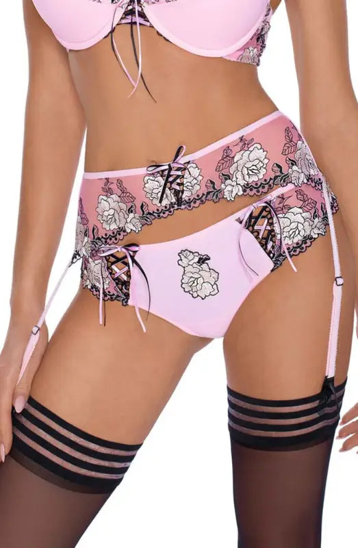 Elevate Your Style with the Roza Natali Pink Susp Belt