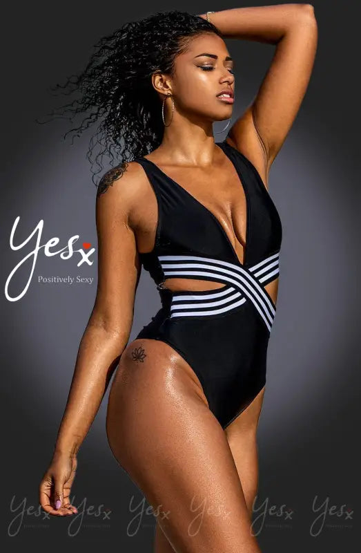 Elevate Your Style with the YesX YX980 Sexy Black Swimsuit