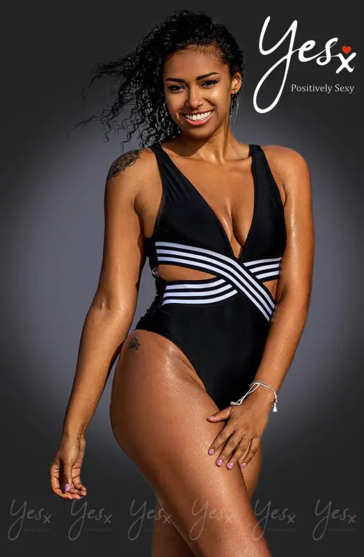 Elevate Your Style with the YesX YX980 Sexy Black Swimsuit
