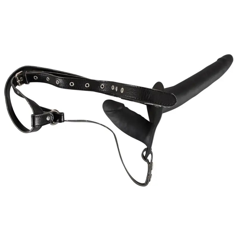Embrace Excitement with the Black Double Dildo Strap for Ultimate Pleasure