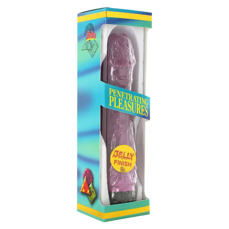 Enchanting Vibrator Jelly 9 Inches Purple for Unforgettable Pleasure Experiences
