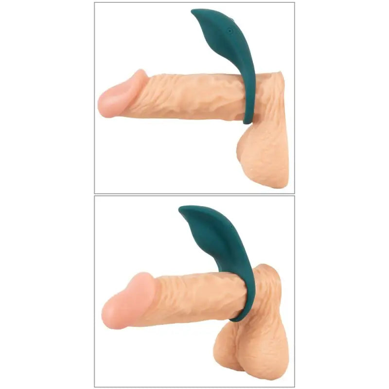 Exciting 3 in 1 Vibrating Cock Ring and Clitoral Stimulator for Varied Pleasure