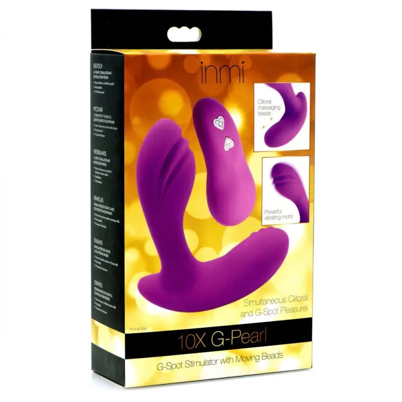 Experience Bliss with Inmi 10X GPearl GSpot Stimulator
