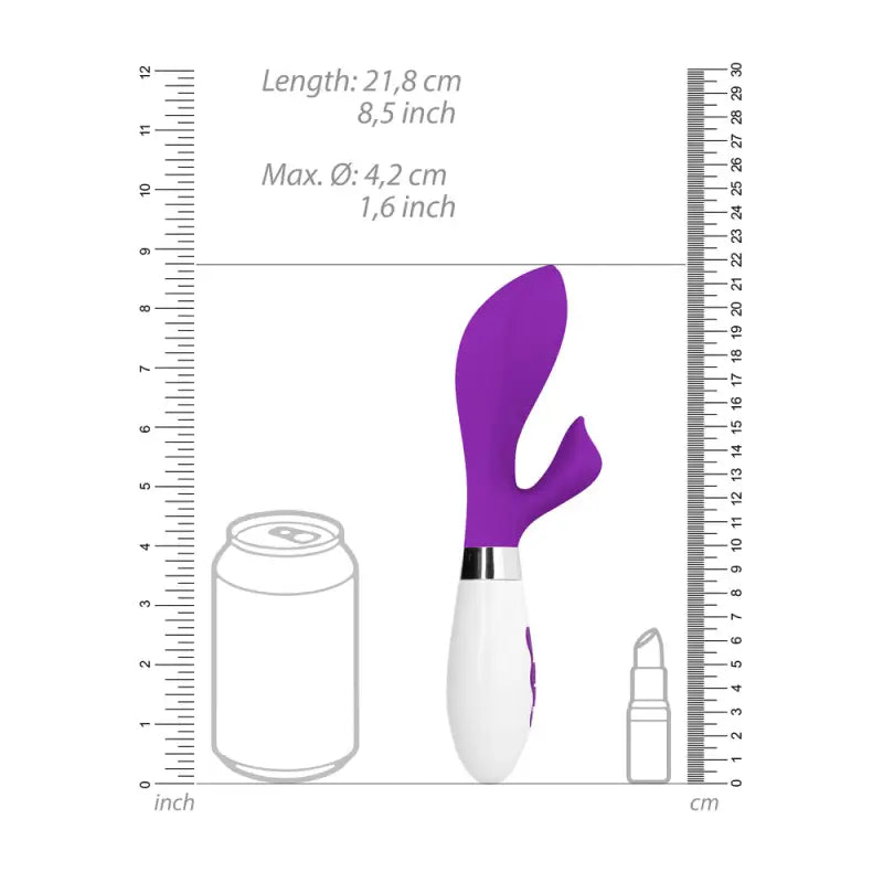 Experience Bliss with the Achelois Rechargeable Vibrator Purple