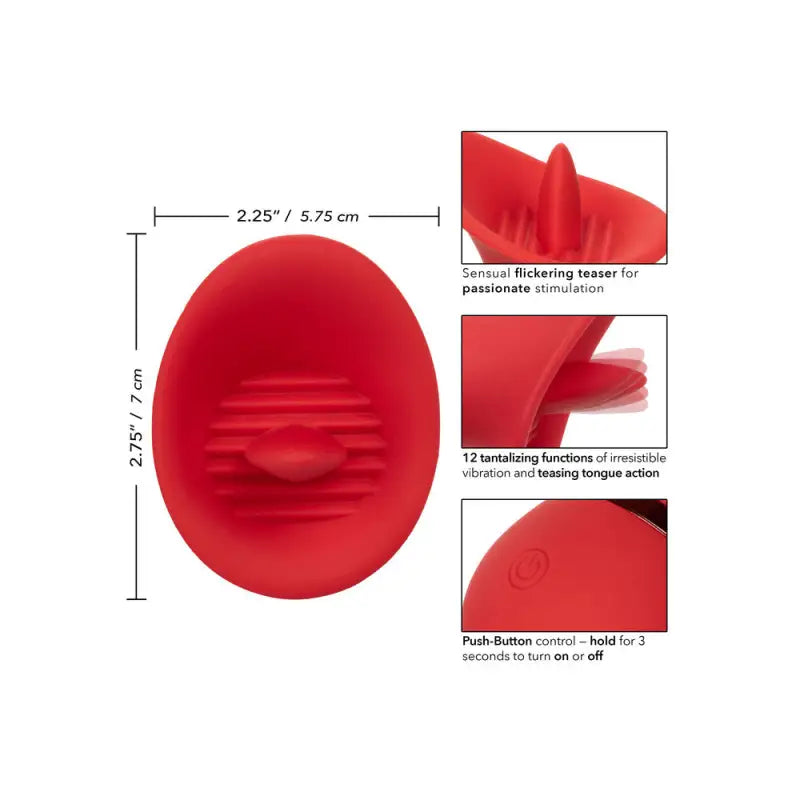 Experience Bliss with the French Kiss Seducer Teasing Tongue Vibrator