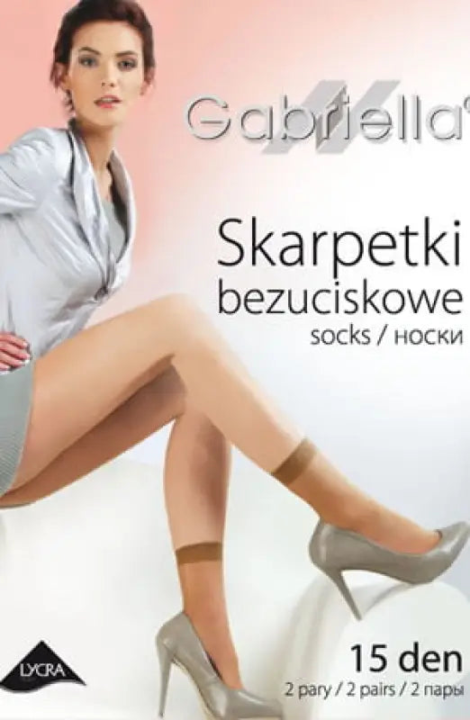 Experience Comfort with Gabriella Skarp Bezu Lycra Socks and Anti-Pressure Band - One Size