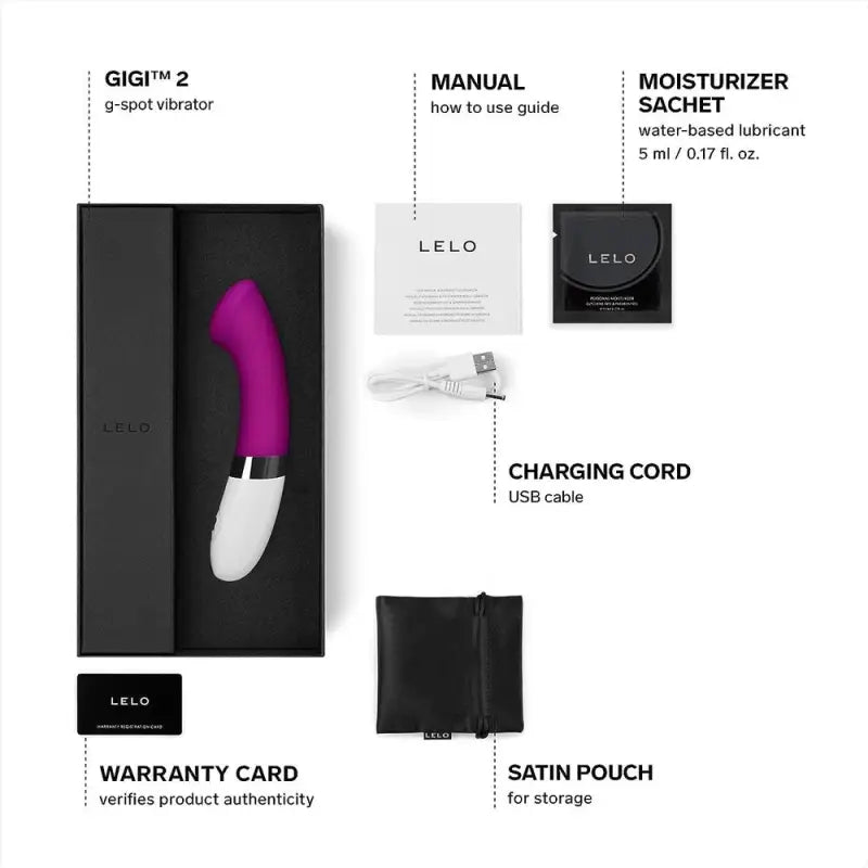 Experience Ecstasy with Lelo Gigi Deep Rose G-Spot Massage Vibrator